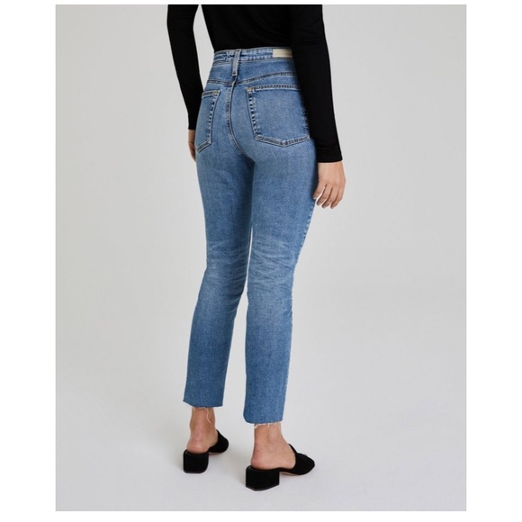 AG Isabella High Rise Straight Crop Jeans - Picture 14 of 16